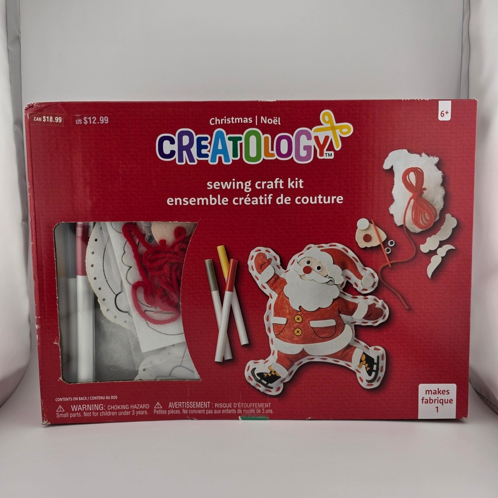 CREATOLOGY Christmas Santa‎ Claus Sewing Craft Kit Makes 1 New Sealed